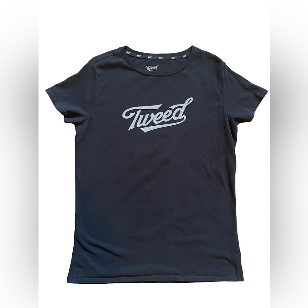 Tweed Black  T-Shirt
